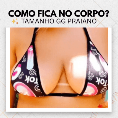 Biquíni Para Bronzeamento MB Brasil- Onça Borda Rosa