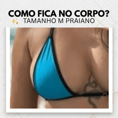 Biquíni Para Bronzeamento MB Brasil- Onça Borda Rosa