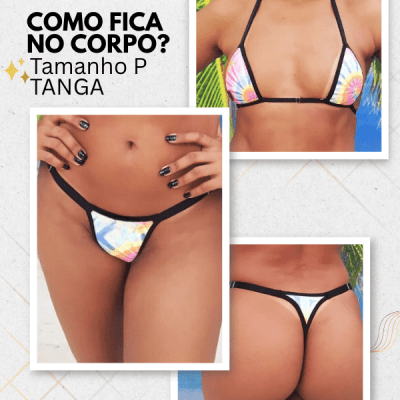 Biquíni para bronzeamento MB Brasil - LARANJA 