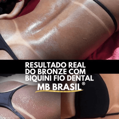 Biquíni para bronzeamento MB Brasil- ONÇA  