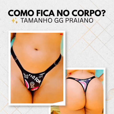 Biquíni para bronzeamento MB Brasil- ONÇA  