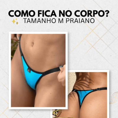 Biquíni para bronzeamento MB Brasil- ONÇA  