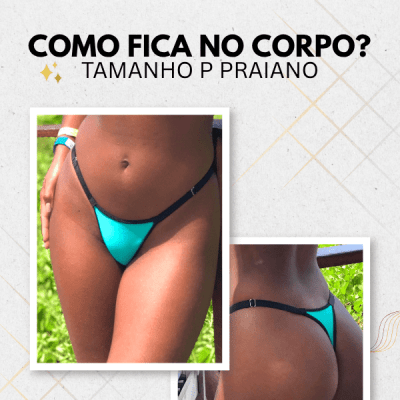 Biquíni para bronzeamento MB Brasil- ONÇA  