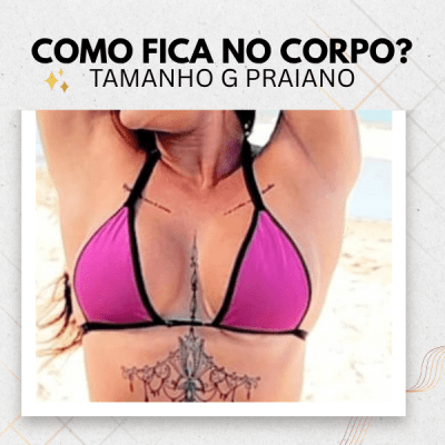 Biquíni para bronzeamento MB Brasil- ONÇA  