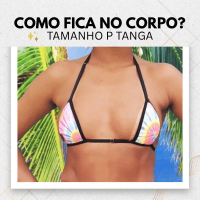 Biquíni para bronzeamento MB Brasil- ONÇA  