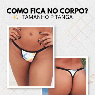 Biquíni para bronzeamento MB Brasil- ONÇA  
