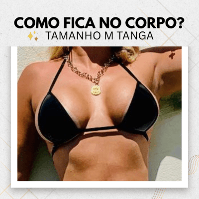 Biquíni para bronzeamento MB Brasil- ONÇA  