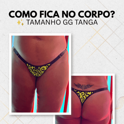 Biquíni para bronzeamento MB Brasil- ONÇA  